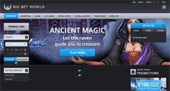 Desktop Screenshot of bigbetworld.com